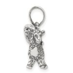 Sterling Silver Antiqued Aries Zodiac Pendant - Image 2