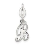 Sterling Silver Letter B Initial Charm