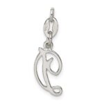 Sterling Silver Letter D Initial Charm - Image 4