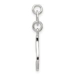 Sterling Silver Letter I Initial Charm - Image 2