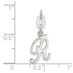Sterling Silver Letter R Initial Charm - Image 3