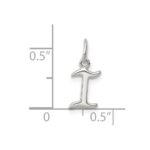 Sterling Silver Letter I Initial Charm - Image 4