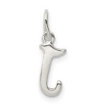 Sterling Silver Letter J Initial Charm - Image 3