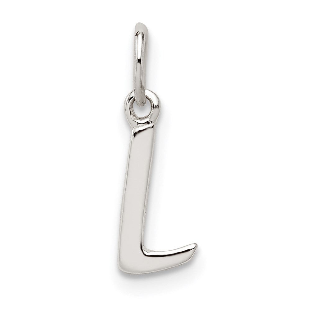 QC6511L.jpg Sterling Silver Letter L Initial Charm - Image 1