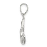 Sterling Silver Letter A Initial Pendant - Image 2