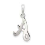Sterling Silver Letter A Initial Pendant - Image 4