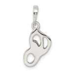 Sterling Silver Letter C Initial Pendant - Image 4