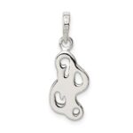 Sterling Silver Letter L Initial Pendant - Image 4