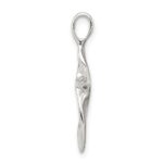 Sterling Silver Twisted Cross Pendant - Image 2