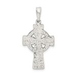Sterling Silver Antiqued Celtic Cross Pendant - Image 4