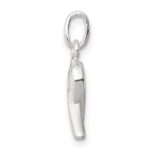 Sterling Silver White Enameled Awareness Charm - Image 2