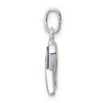Sterling Silver Blue Enameled Awareness Charm - Image 2
