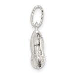 Sterling Silver 3-D Half Moon Charm - Image 2
