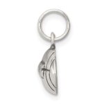 Sterling Silver Antiqued Football Charm - Image 2