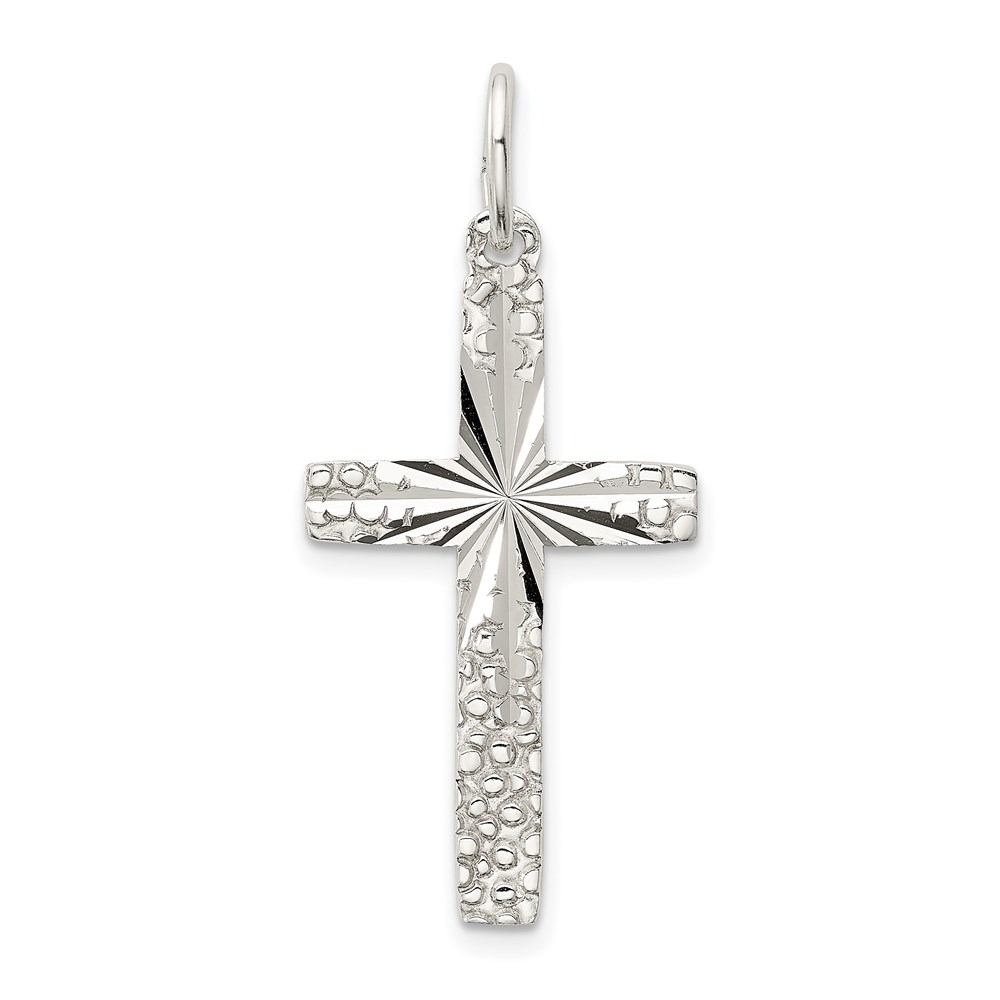 QC7270.jpg Sterling Silver Cross Pendant - Image 1