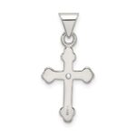 Sterling Silver Cross with CZ Pendant - Image 4