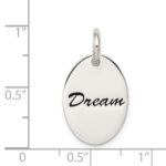 Sterling Silver Polished Enamel Dream Pendant - Image 4