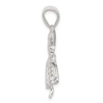 Sterling Silver Polished Ballerina Pendant - Image 2
