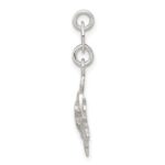 Sterling Silver Polished Snowflake Charm - Image 2