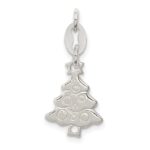Sterling Silver Polished Christmas Tree Charm