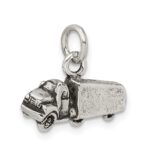 Sterling Silver Antiqued Truck Charm - Image 5