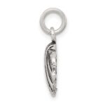 Sterling Silver Antiqued Seashell Charm - Image 2