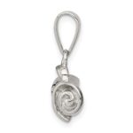 Sterling Silver Rhodium-plated Rolled-Up Diploma Charm - Image 2
