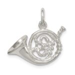 Sterling Silver French Horn Charm - Image 4
