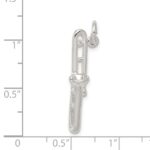 Sterling Silver Trombone Charm - Image 3