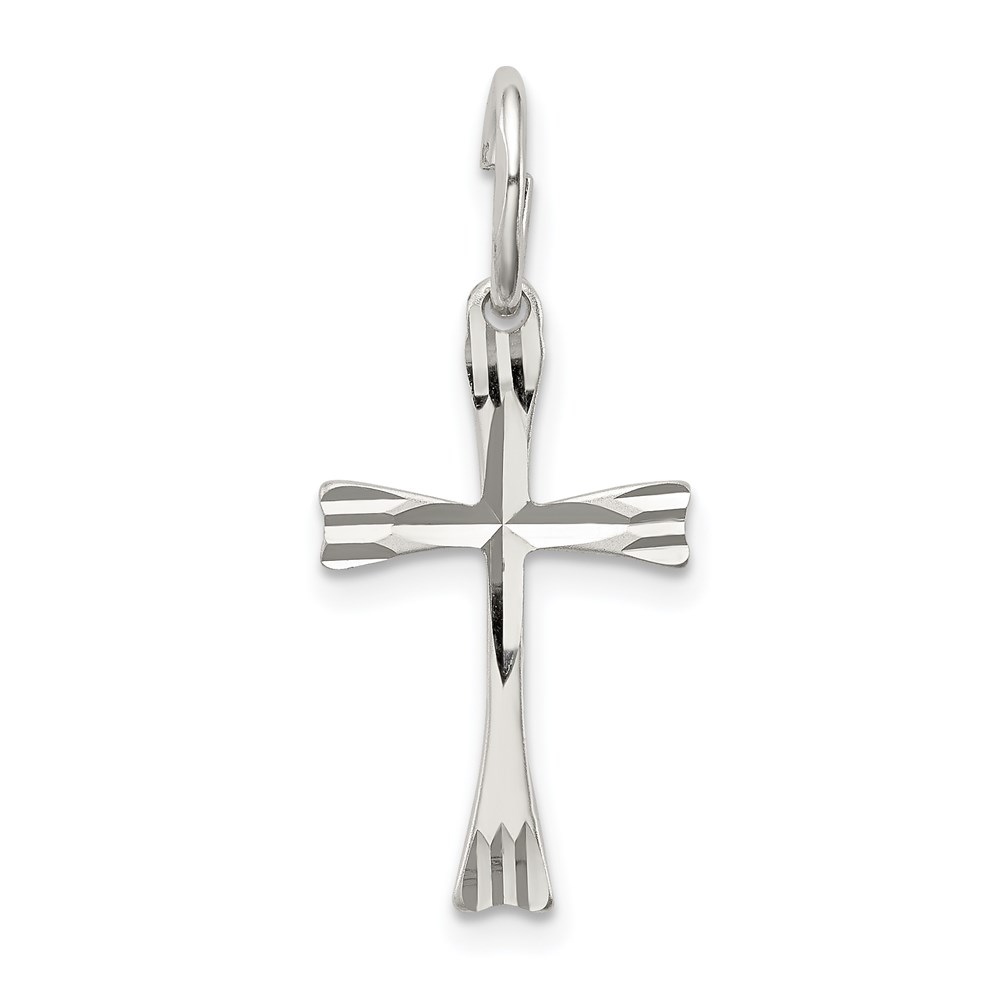 QC7924.jpg Sterling Silver Cross Pendant - Image 1