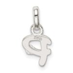 Sterling Silver Letter P with Enamel Pendant - Image 3