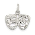 Sterling Silver Comedy/tragedy Charm - Image 4