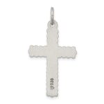 Sterling Silver Antiqued and Brushed INRI Crucifix Pendant - Image 4