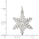Sterling Silver Snowflake Pendant - Image 3