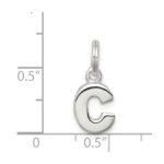 Sterling Silver Letter C Initial Charm - Image 3