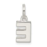 Sterling Silver Letter E Initial Charm - Image 3