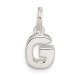 Sterling Silver Letter G Initial Charm