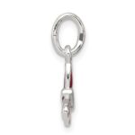 Sterling Silver Polished Enamel Butterfly Charm - Image 2