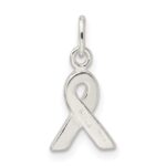 Sterling Silver Polished Awareness Charm - Image 4