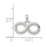 Sterling Silver Polished Infinity Symbol Pendant - Image 3