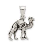 Sterling Silver Antiqued 3-D Camel Reversible Pendant - Image 4