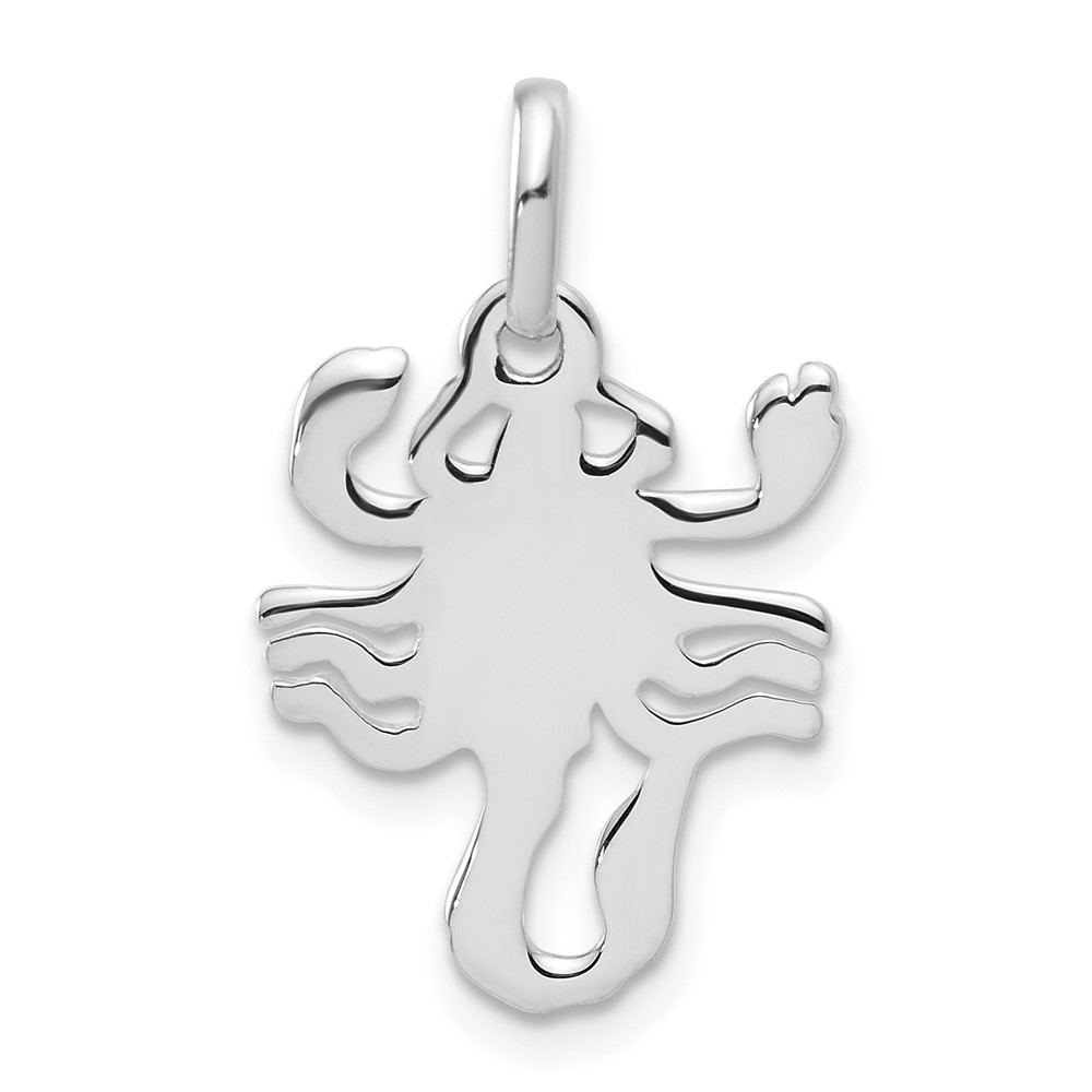 QC897.jpg Sterling Silver Scorpion Charm - Image 1