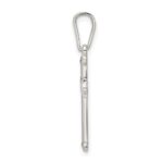 Sterling Silver Polished Cross Pendant - Image 2