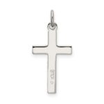 Sterling Silver Polished Satin 7 D/C Cross Pendant - Image 3