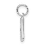 Sterling Silver Rhodium-plated Music Note Pendant - Image 2