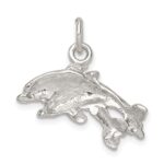 Sterling Silver Dolphins Charm - Image 4