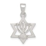 Sterling Silver Star of David Pendant
