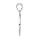 De-Ani Sterling Silver Rhodium-Plated Polished Enameled Tree of Life Pendant - Image 2