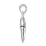 De-Ani Sterling Silver Rhodium-Plated 3D Moveable Lobster Claw Pendant - Image 2