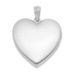 Sterling Silver Rhodium-plated Always With You Ash Holder Heart Locket - Image 3